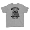 Super Cool Gran Of A Freaking Awesome Grandson Youth Tee