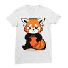 red fox 3 Ladies Fitted T-Shirt