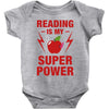 Reading Is My Superpower Baby Bodysuit