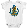 king of pirates anchor Baby Onesie
