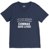 commassavenavy V-Neck Tee