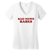 Bad News Babes Women's V-Neck T-Shirt