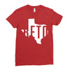 Beto Texas Map Ladies Fitted T-Shirt