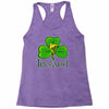 ireland shamrock Racerback Tank