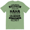 Super Cool Nana Of A Freaking Awesome Grandson T-Shirt