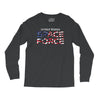 United States Space Force American Flag Long Sleeve Shirts