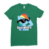 deal with it Ladies Fitted T-Shirt