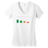 leave me alone introvert humor Women's V-Neck T-Shirt