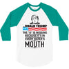 Donald trump The D Is Missing 3/4 Sleeve Shirt