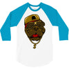 dog hip hop style 3/4 Sleeve Shirt