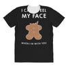 i can't feel my face All Over Women's T-shirt