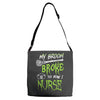 halloween nurses Adjustable Strap Totes