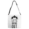 lets hang out Adjustable Strap Totes