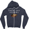 From Art School Zipper Hoodie