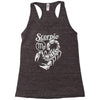 scorpio zodiac Racerback Tank