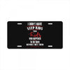 step kids white letter License Plate