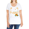 fall i teach the cutest pumpkins Ladies Curvy T-Shirt