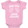 this guy loves dallas Baby Onesie