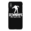zombies only want a hug bad taste haloween zombie pop culture gift iPhoneX
