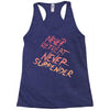 never retreat never surrender Racerback Tank