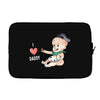 Cute Baby Painter's Dad Love Laptop sleeve