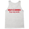meat is murder Tank Top
