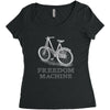 freedom machine Women's Triblend Scoop T-shirt