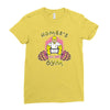 homer's gym Ladies Fitted T-Shirt
