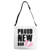 proud new girl Adjustable Strap Totes