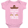 i love you and tacos Baby Bodysuit