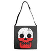 poland till i die Adjustable Strap Totes