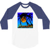 florida palm trees sunset 3/4 Sleeve Shirt