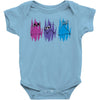 Colorful Cats Baby Bodysuit
