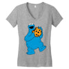 Cookie Monster Women's V-Neck T-Shirt