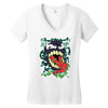 venom splatter Women's V-Neck T-Shirt