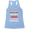 santa only comes once a year gramps is always here to cheer Racerback Tank