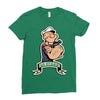 go vegan 5 Ladies Fitted T-Shirt