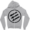 antifa arrows Zipper Hoodie
