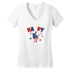 4th of July Women's V-Neck T-Shirt