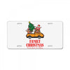 family christmas tis the season to be merry License Plate