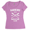 hawkins babysitting club indiana mike dustin eleven demogorgon strange Women's Triblend Scoop T-shirt