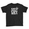 eat plants lift heavy Youth Tee