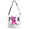 fuck cancer Adjustable Strap Totes