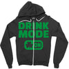 drink mode on (2) Zipper Hoodie