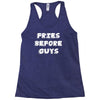fries before guys Racerback Tank