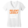 relentlessly awesome Women's V-Neck T-Shirt