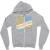halloween moon Zipper Hoodie