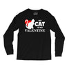 my cat is my valentine (2) Long Sleeve Shirts