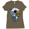 shark Ladies Fitted T-Shirt