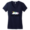 Unicorn Says Not Today Women's V-Neck T-Shirt